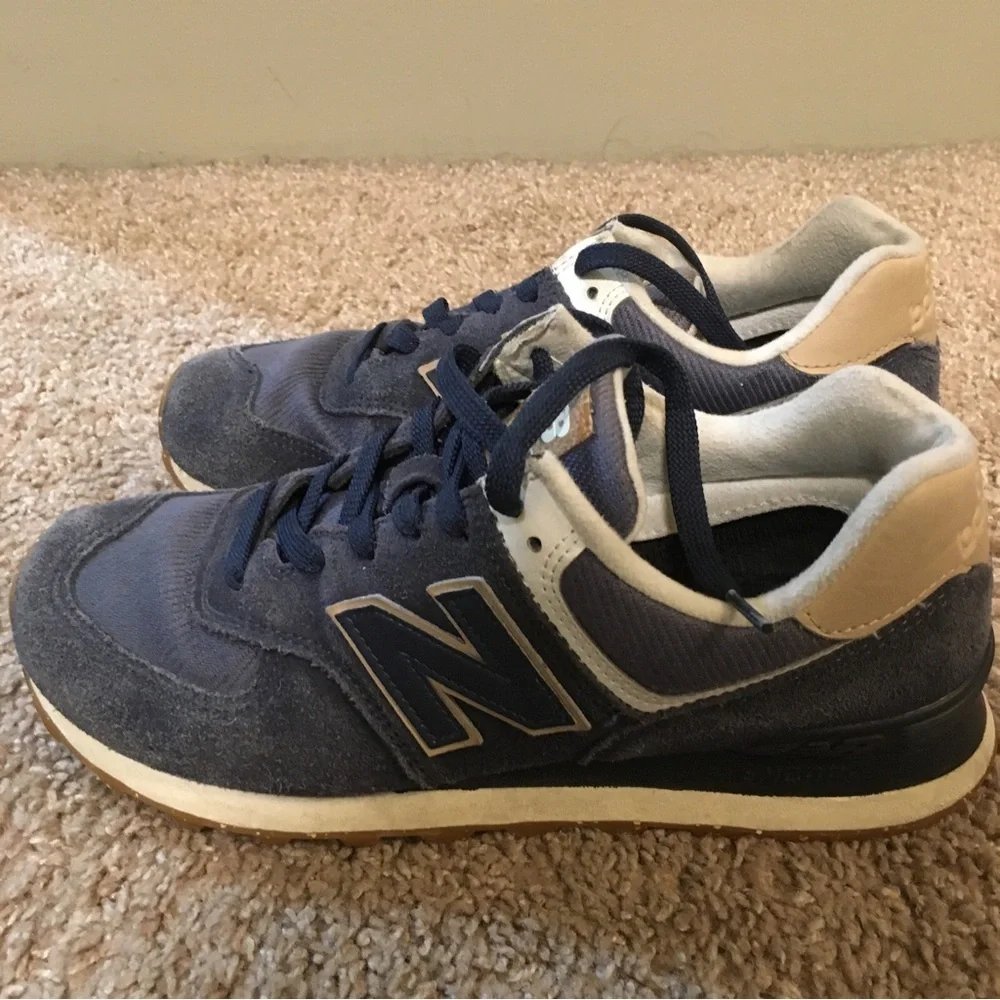 New Balance Blue Sneakers Men 8.5 - Picture 3 of 8